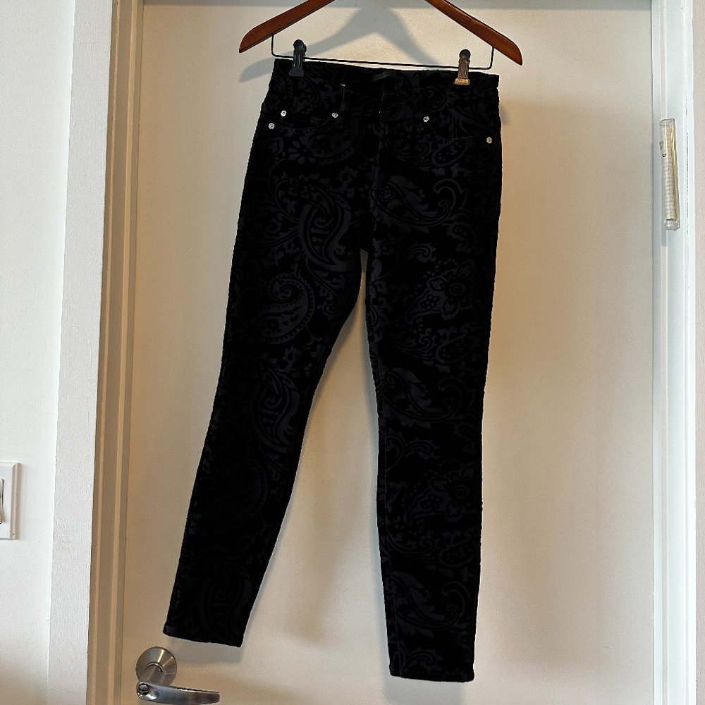 Velvet Black 7 for All Man Kind Pants Size 25